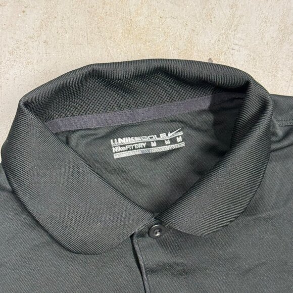 Nike Golf MLB Polo Shirt Short Sleeve Black Medium - Picture 4 of 6